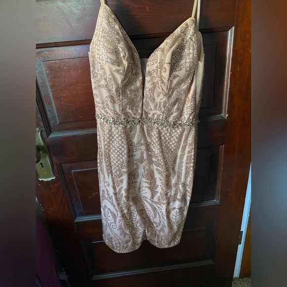 Rose gold homecoming dress - Picture 9 of 13